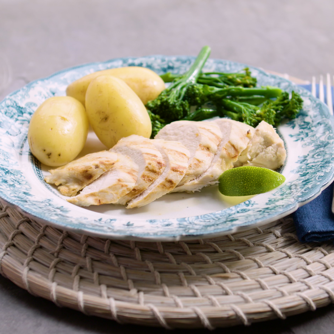 Garlic chicken with parmesan