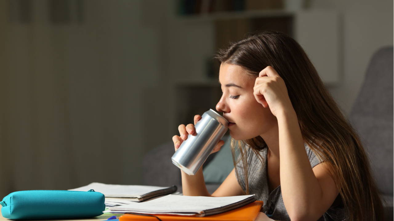 Caffeinated energy drinks