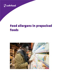 food allergens report cover