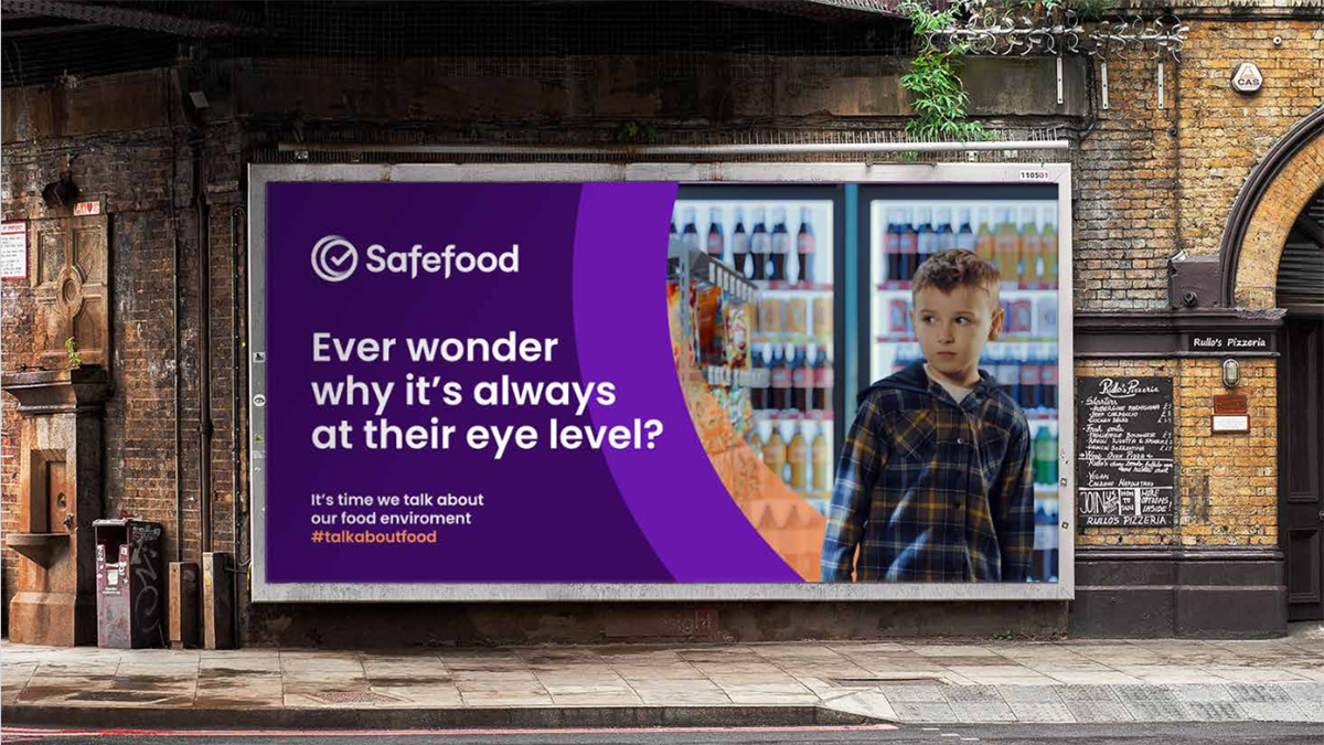 Safefood poster showing new logo