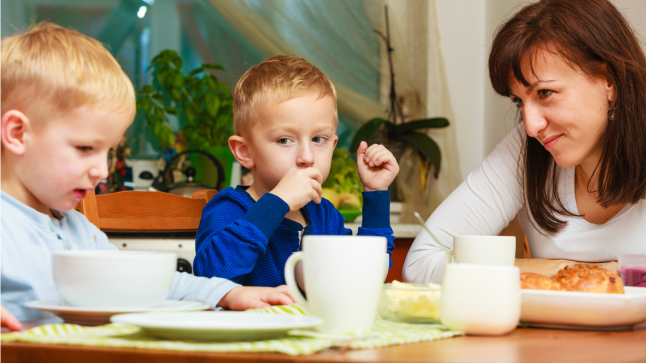 Breakfast with children