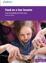 food on a low income report cover