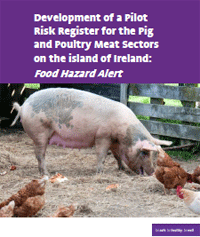 Pig and chickens, report cover