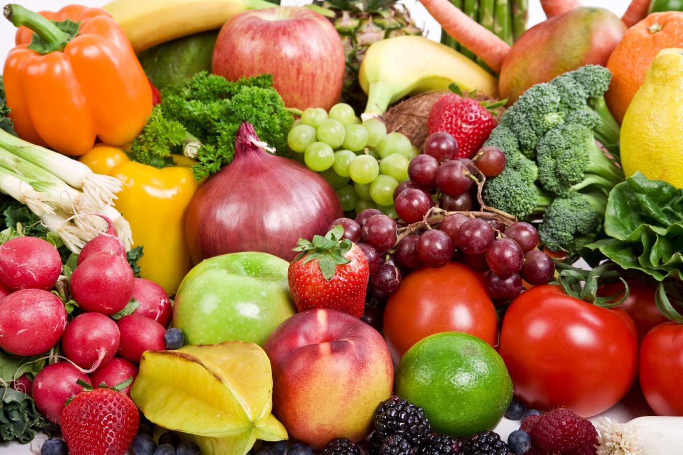 Various fruit and vegetables