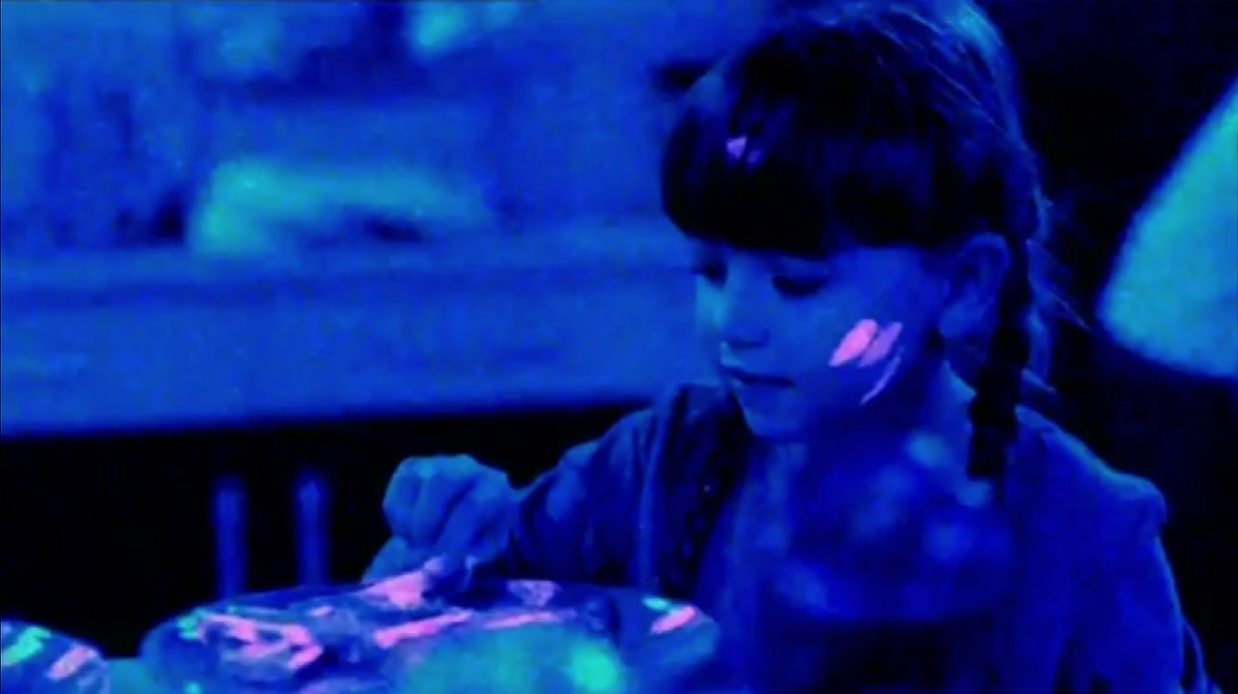 UV light showing contaminated surfaces