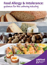 cover showing bread, cheese, nuts. prawns and eggs