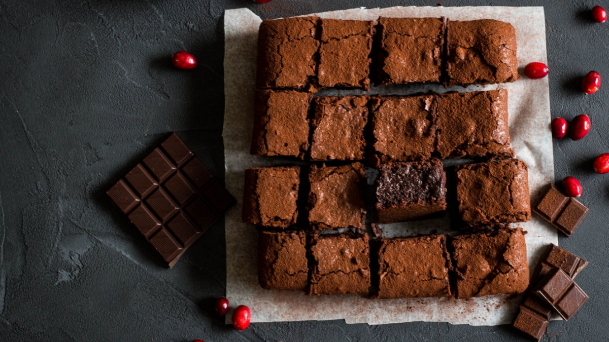 Cranberry brownies