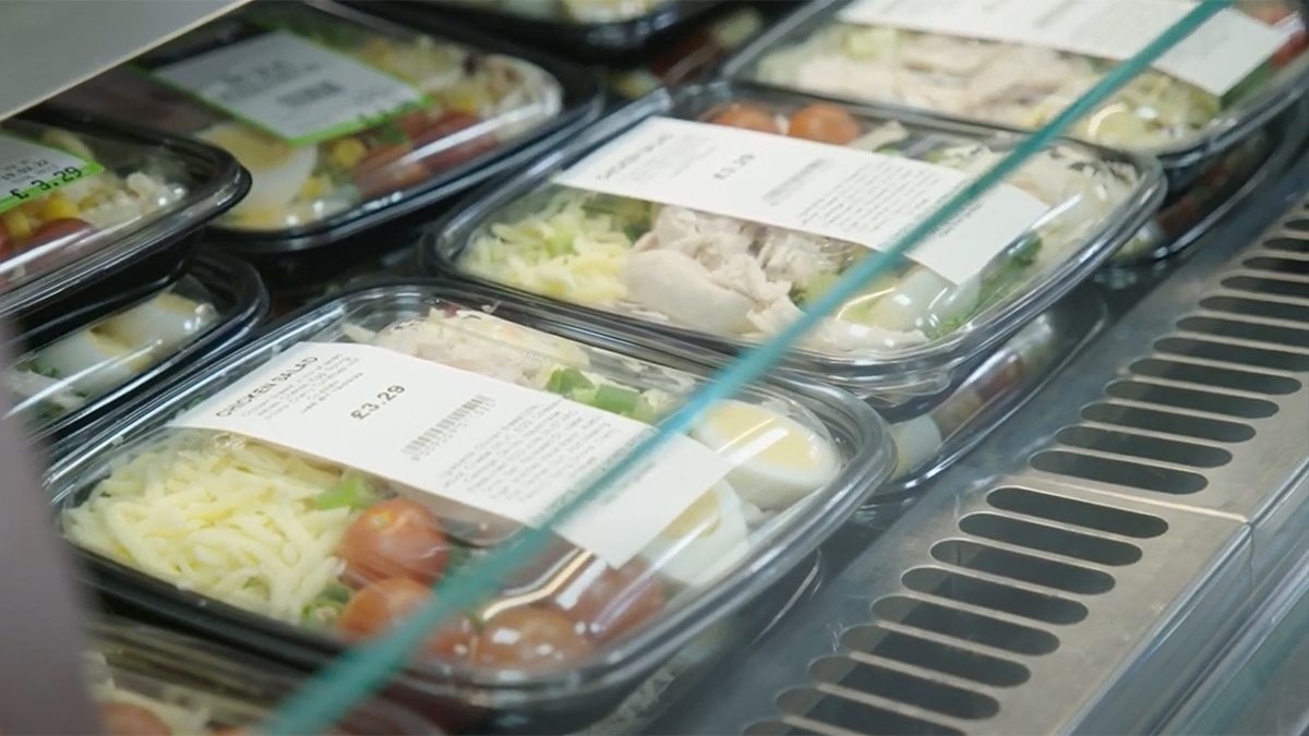 Prepacked salad