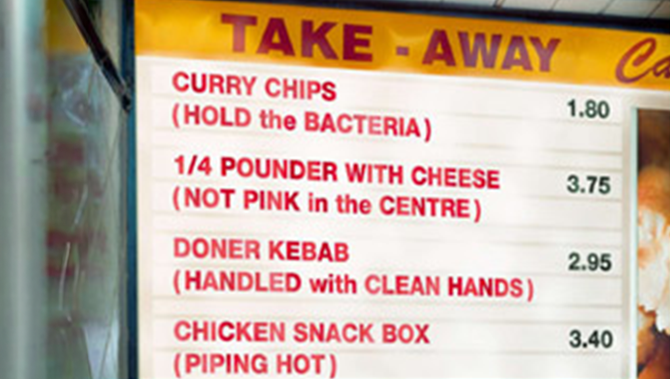 Safefood poster for Speak Out campaign