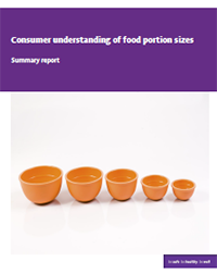 portion sizes report cover
