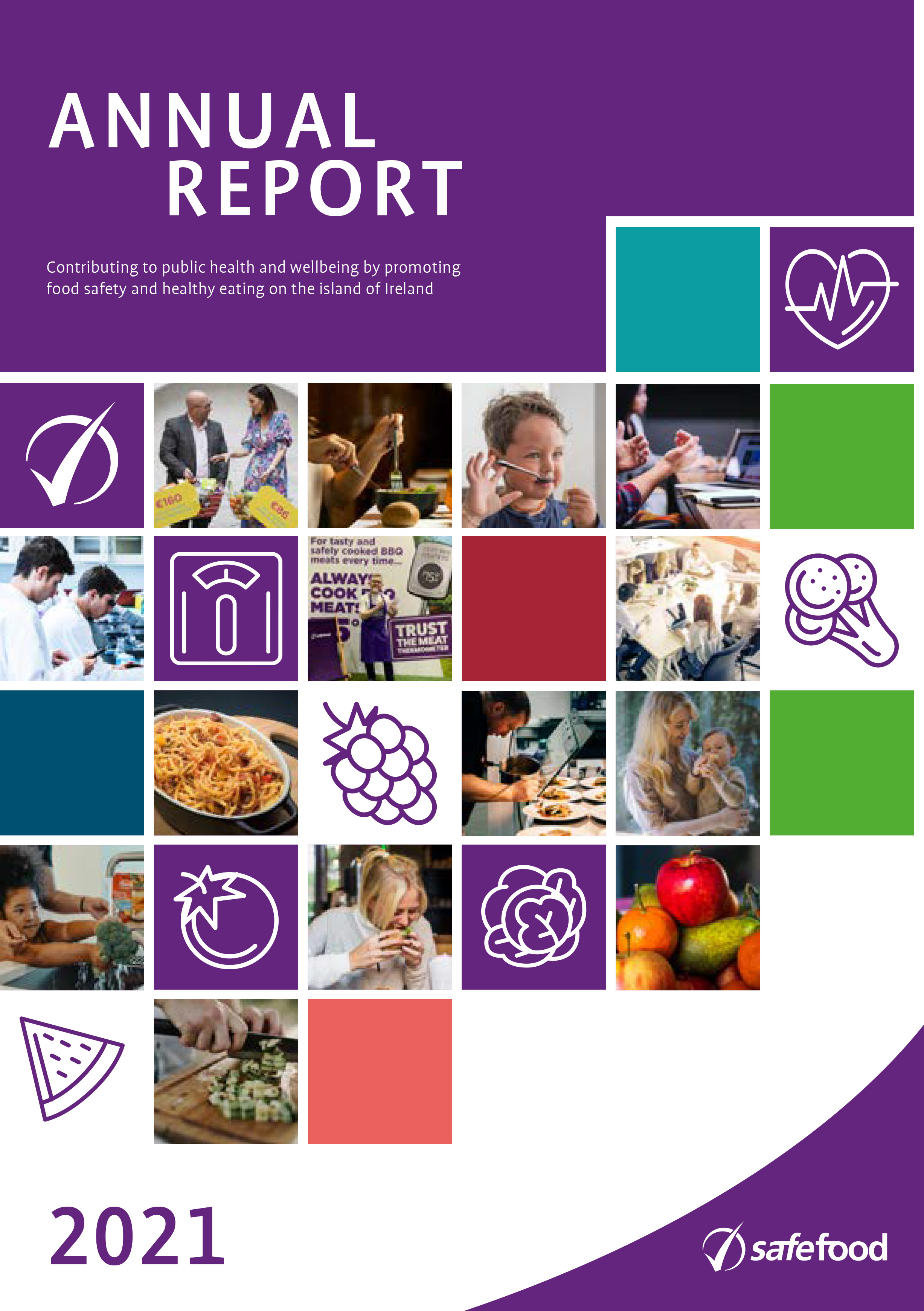 safefood Annual Report 2021 cover