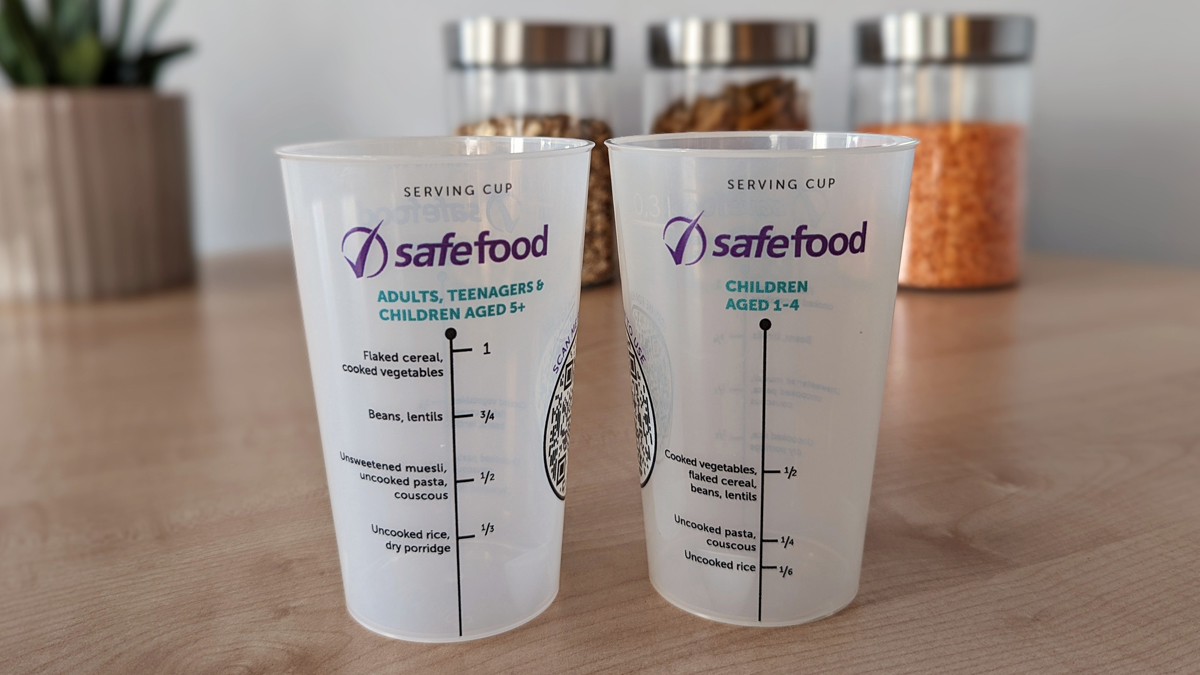 The safefood serving cup